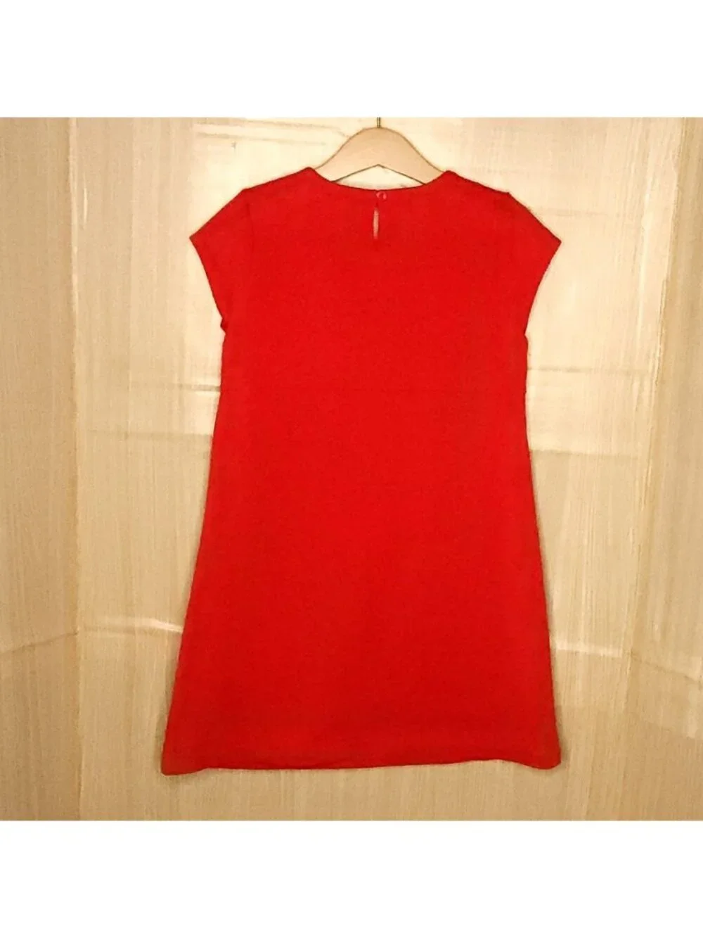 Olivia For Gymboree Girls Red Short Sleeve Knit Dress 7